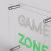 Game Zone LED Neon Box Bordlampe