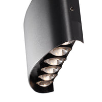 Ortelo 12W 32cm Væglampe Sort-Nordics Pro-OutletLamper.dk