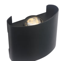 Ortelo 2W 7cm Væglampe Sort