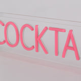 Cocktails LED Neon Box Bordlampe-Lightish-OutletLamper.dk