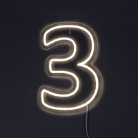 Tal 3 Neon Væglampe-Lightish-OutletLamper.dk