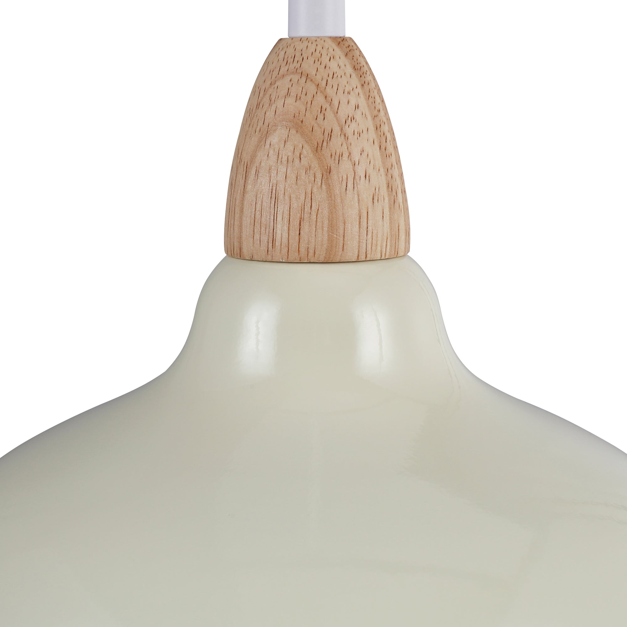 Oak Pendel Ø24 Glossy Vanilje-Nordic Seasons-OutletLamper.dk