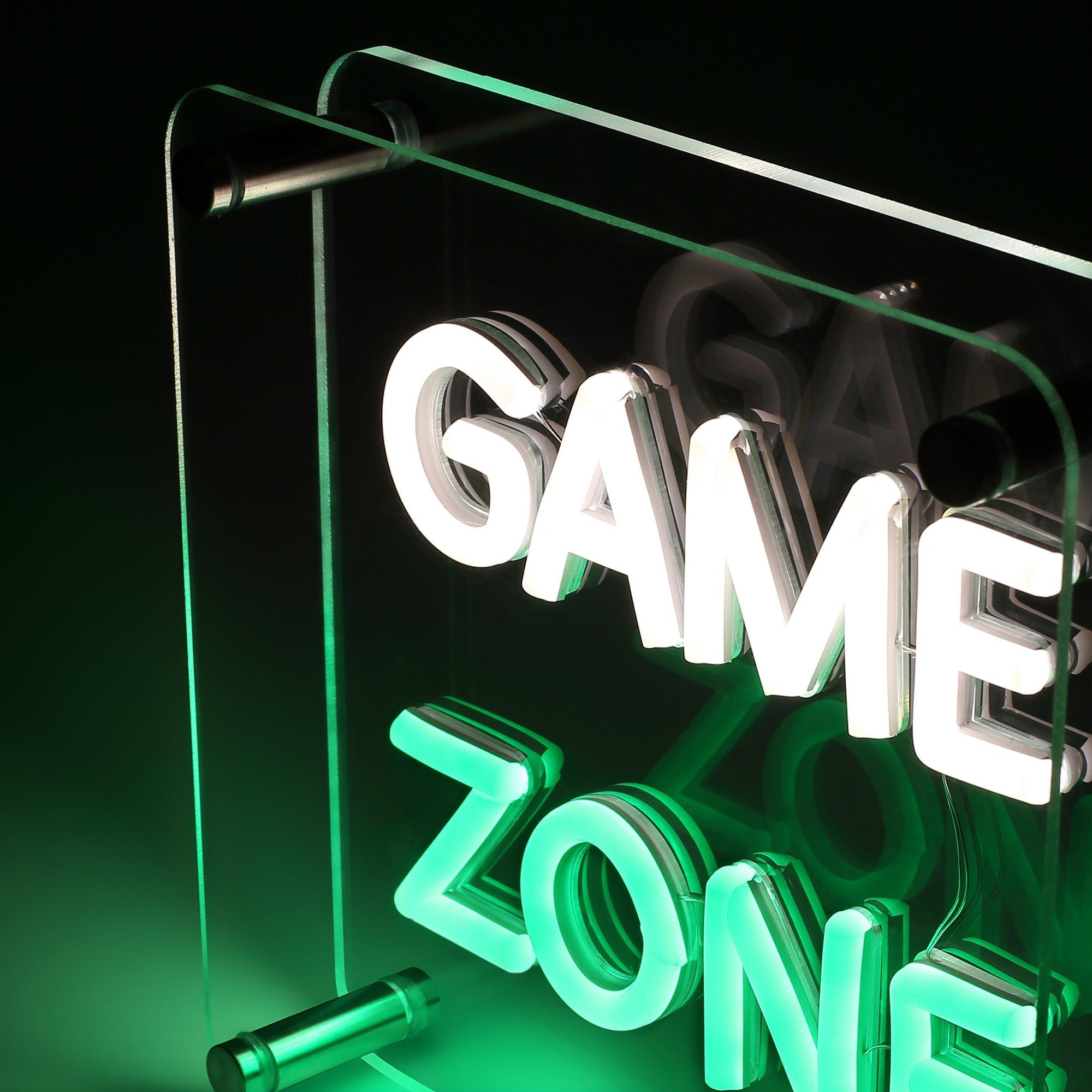 Game Zone LED Neon Box Bordlampe-Lightish-OutletLamper.dk