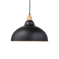 Oak Pendel Ø35 Lyst Træ/Sort-Nordic Seasons-OutletLamper.dk