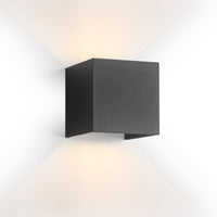 LED Væglampe 12W Udendørs Sort-Nordics Pro-OutletLamper.dk