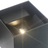LED Væglampe 12W Udendørs Sort-Nordics Pro-OutletLamper.dk