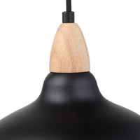 Oak Pendel Ø24 Lyst Træ/Sort-Nordic Seasons-OutletLamper.dk