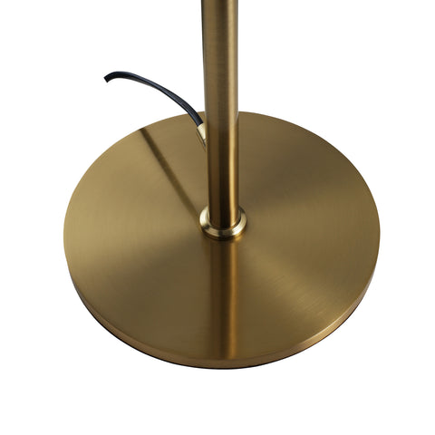 Valencia Gulvlampe Messing/Amber