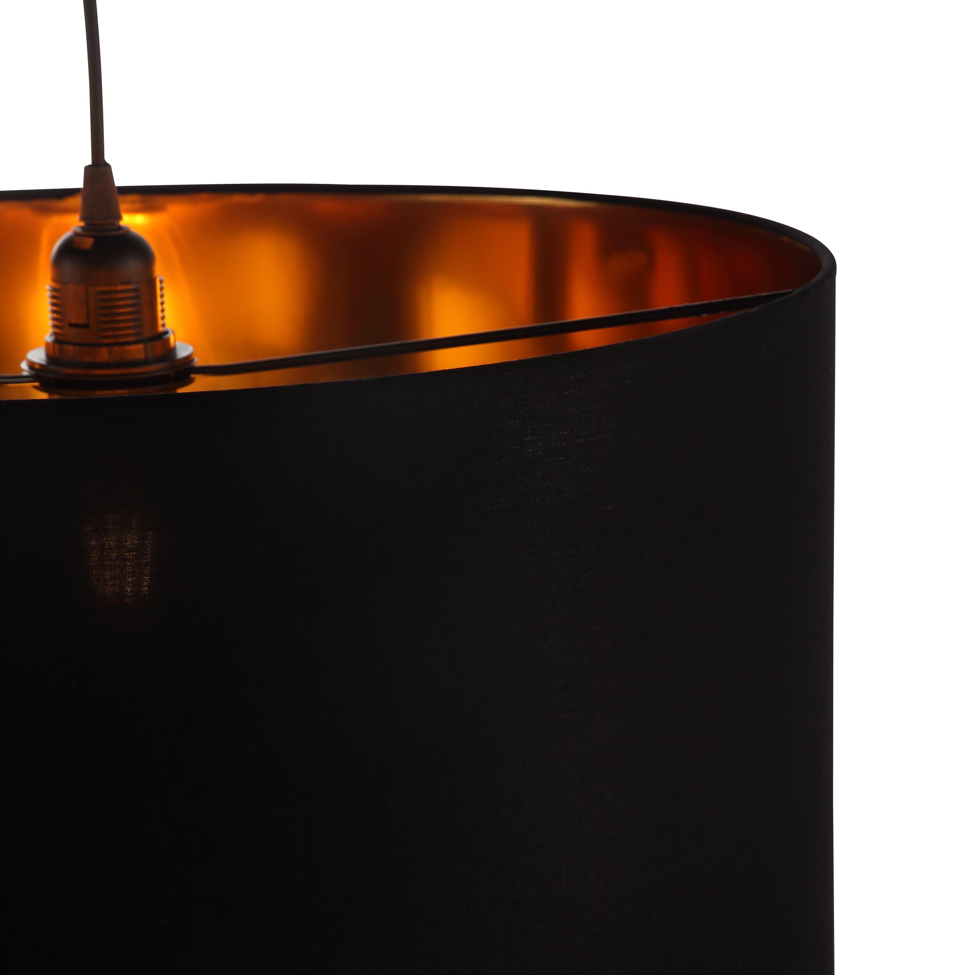 Drum Pendel Ø50 Sort/Messing-ShadesbyCPH-OutletLamper.dk