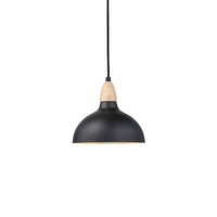Oak Pendel Ø19 Lyst Træ/Sort-Nordic Seasons-OutletLamper.dk