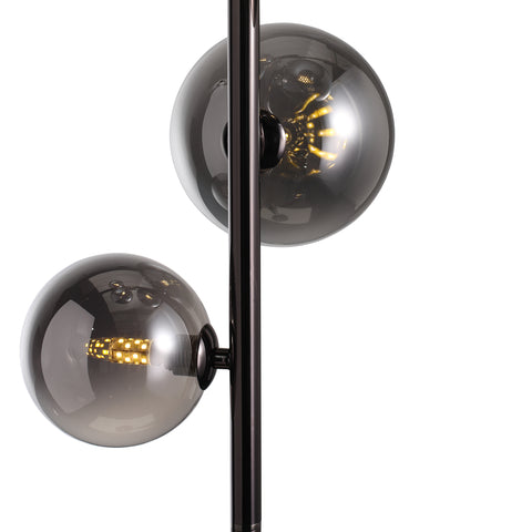 Valencia Gulvlampe Titanium/Smoke