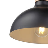 Oak Pendel Ø19 Lyst Træ/Sort-Nordic Seasons-OutletLamper.dk