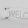 Welcome LED Neon Box Bordlampe