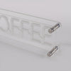 Coffee LED Neon Box Bordlampe