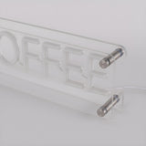 Coffee LED Neon Box Bordlampe-Lightish-OutletLamper.dk