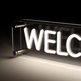 Welcome LED Neon Box Bordlampe-Lightish-OutletLamper.dk