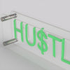 Hustle LED Neon Box Bordlampe