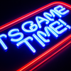 Its Game Time Neon Væglampe