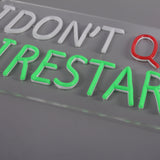 I Dont Quit I Restart Neon Væglampe-Lightish-OutletLamper.dk