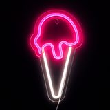 Lightish Ice Cream neon vägglampa