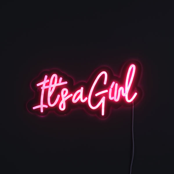 Its a Girl Neon Væglampe