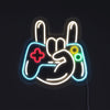 Joystick Hand Sign Neon Væglampe