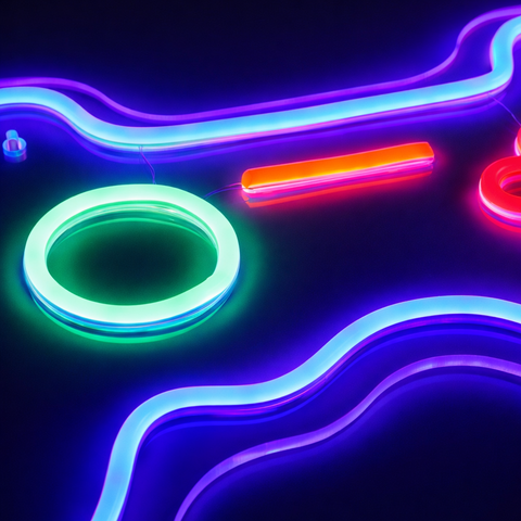 Lightish Joystick Neon Vägglampa