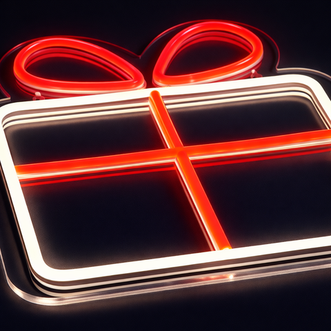 Julklapp Neon Vägglampa