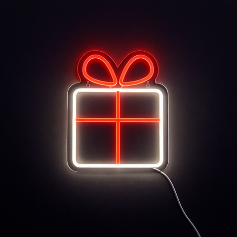 Julklapp Neon Vägglampa