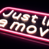 Just Like a Movie Neon Væglampe