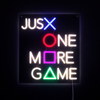 Just One More Game Neon Væglampe