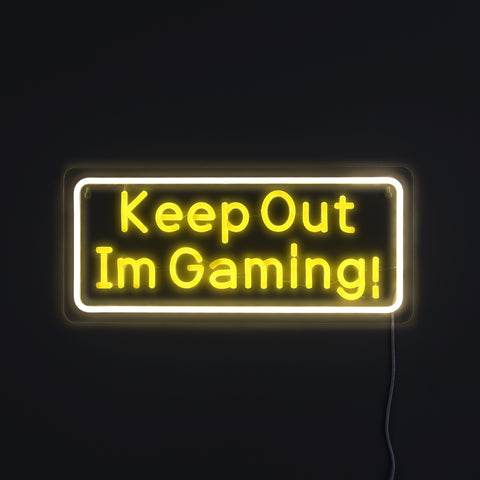 Keep Out Im Gaming Neon Væglampe