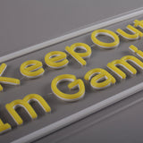 Keep Out Im Gaming Neon Væglampe-Lightish-OutletLamper.dk