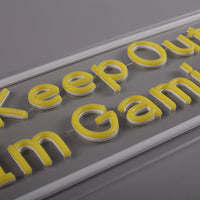 Keep Out Im Gaming Neon Væglampe-Lightish-OutletLamper.dk