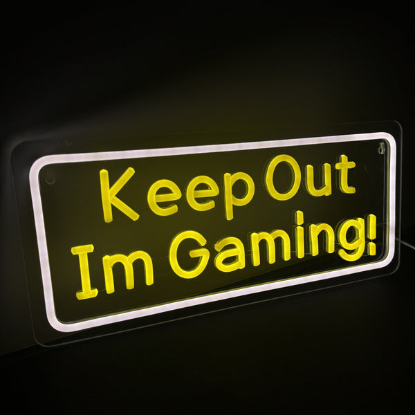 Keep Out Im Gaming Neon Væglampe