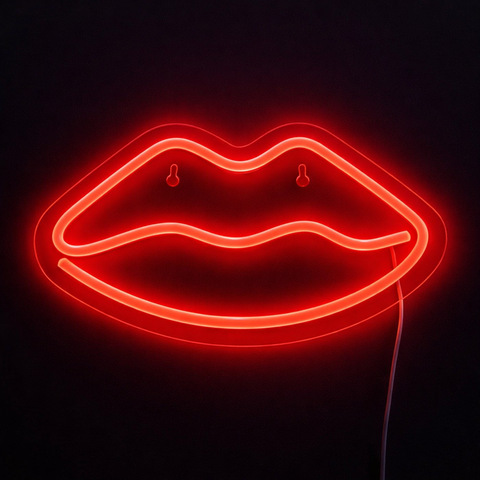 Kiss Neon Væglampe