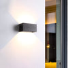 Cube Wide IP65 12W Udendørs Væglampe Sort