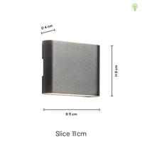 Italux Romano 11cm LED IP54 Utomhus 
