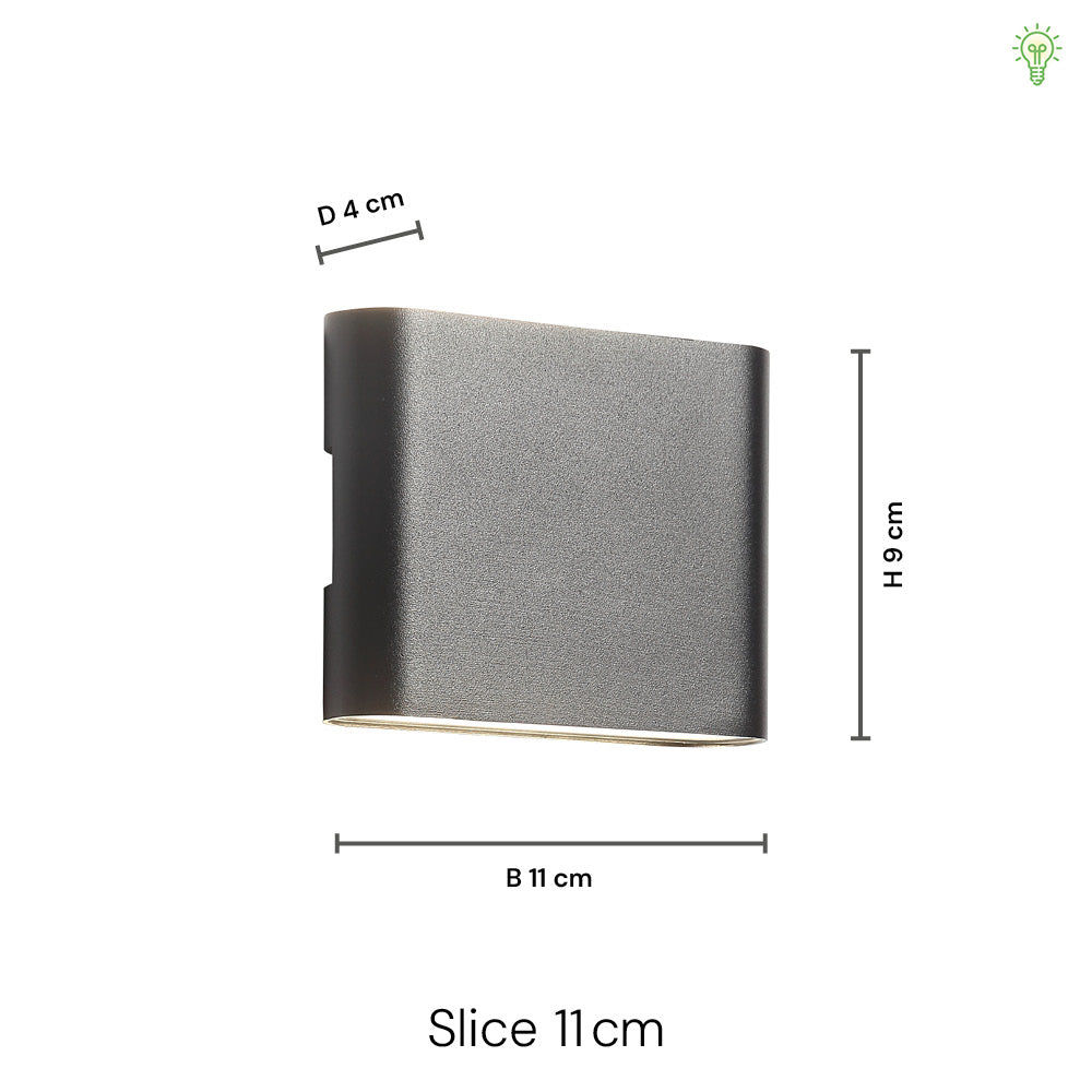 Italux Romano 11cm LED IP54 Utomhus 