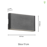 Romano 17cm LED IP54 Utomhus