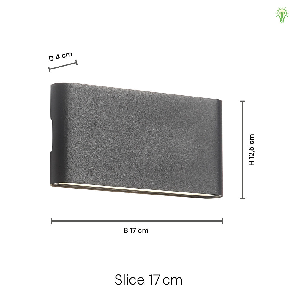 Romano 17cm LED IP54 Utomhus