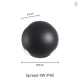 Spread 4W Væglampe