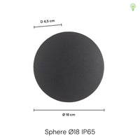Sphere LED Ø18 IP54 Væglampe-Nordics Pro-OutletLamper.dk