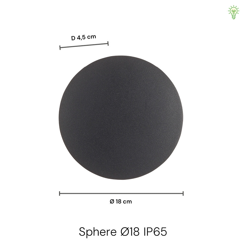 Sphere LED Ø18 IP54 Væglampe-Nordics Pro-OutletLamper.dk