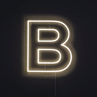Bogstav B Neon Væglampe-Lightish-OutletLamper.dk