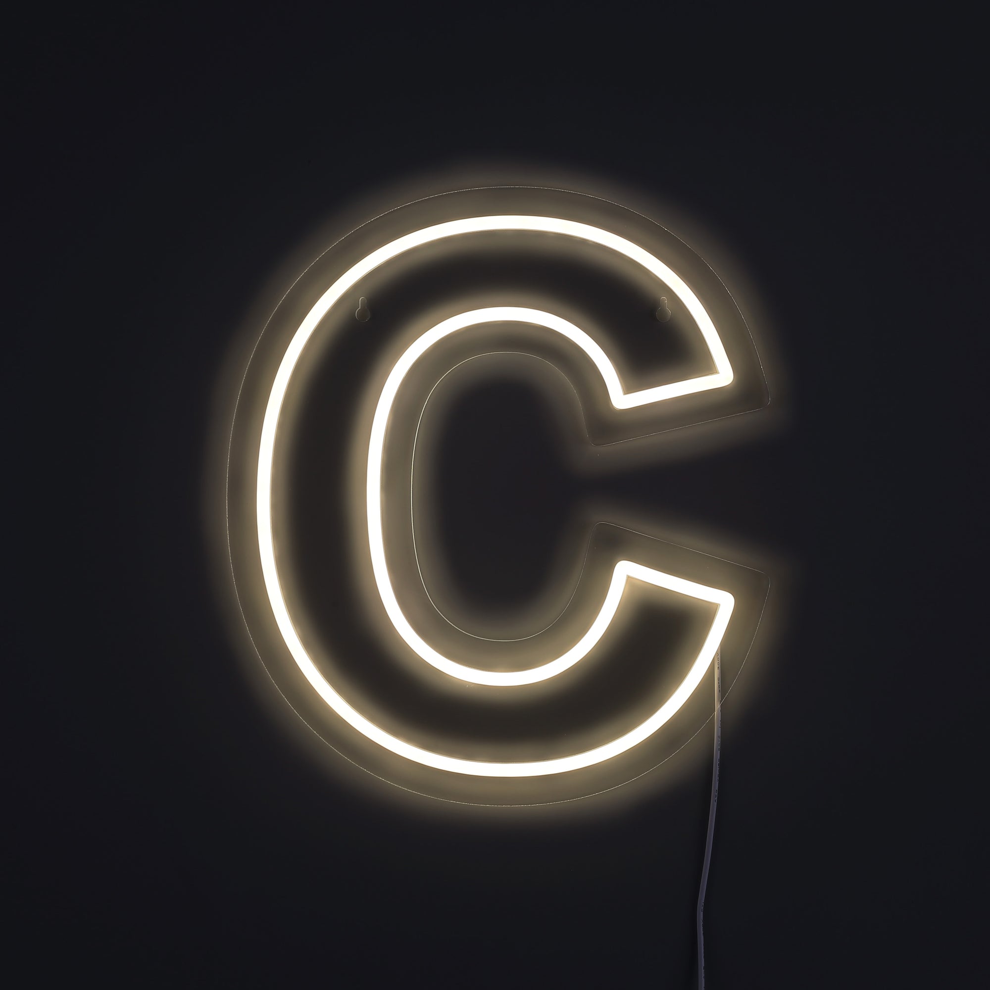 Bogstav C Neon Væglampe-Lightish-OutletLamper.dk
