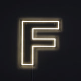 Bogstav F Neon Væglampe-Lightish-OutletLamper.dk