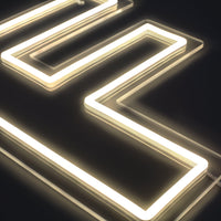Bogstav F Neon Væglampe-Lightish-OutletLamper.dk