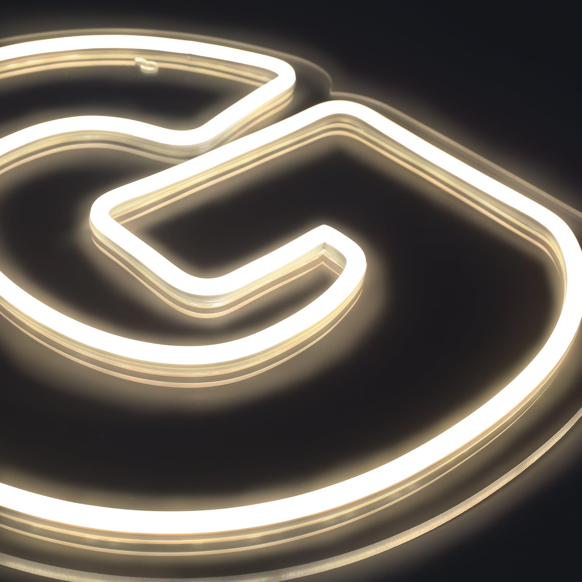 Bogstav G Neon Væglampe-Lightish-OutletLamper.dk
