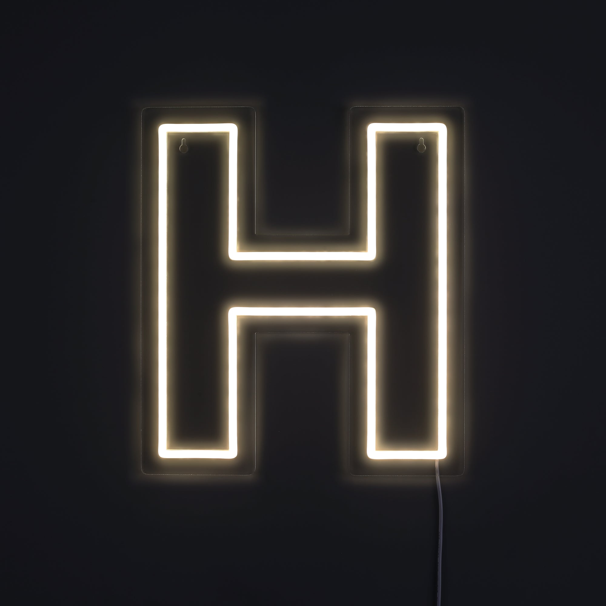 Bogstav H Neon Væglampe-Lightish-OutletLamper.dk